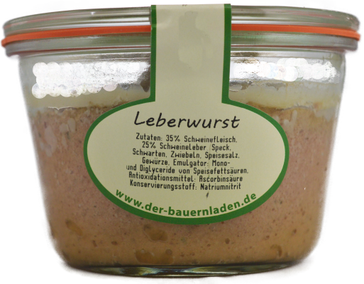 Der Bauernladen Leberwurst 250 gr